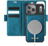 Solidenz 2-in-1 hoesje - Geschikt voor iPhone 17 Pro en geschikt voor iPhone 18 Pro - Geschikt voor MagSafe - Pasjeshouder - Blauw