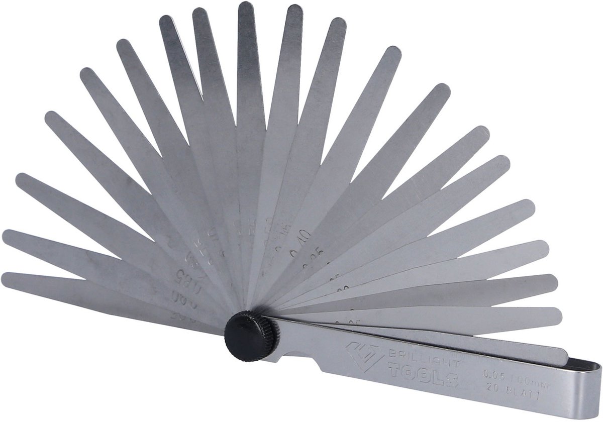 BRILLIANT TOOLS precisie voelermaat 0,05 - 1 mm - BT114901