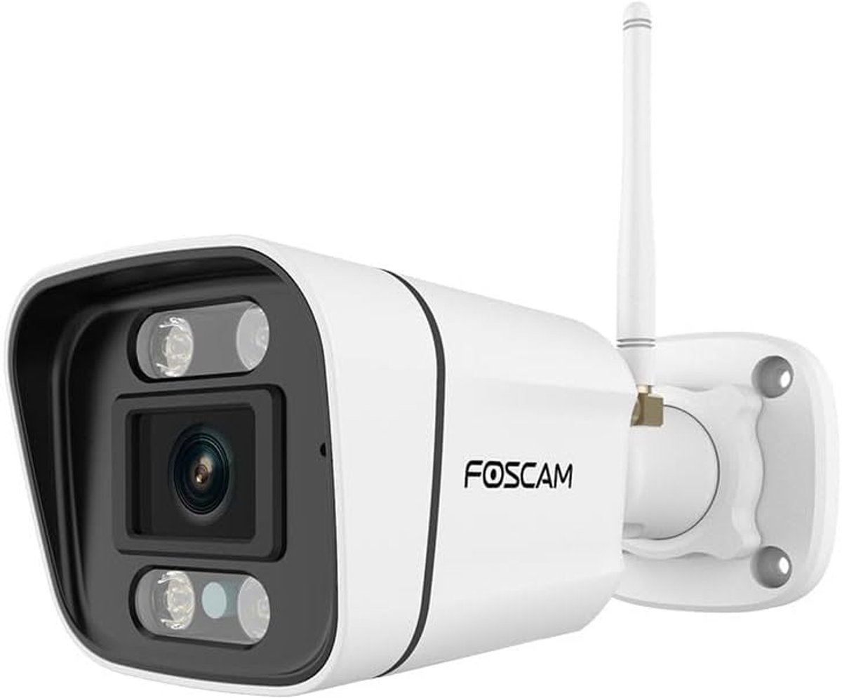 5MP Dual-Band WLAN Bewakingscamera met Geïntegreerde Koplamp en Alarmsirene
