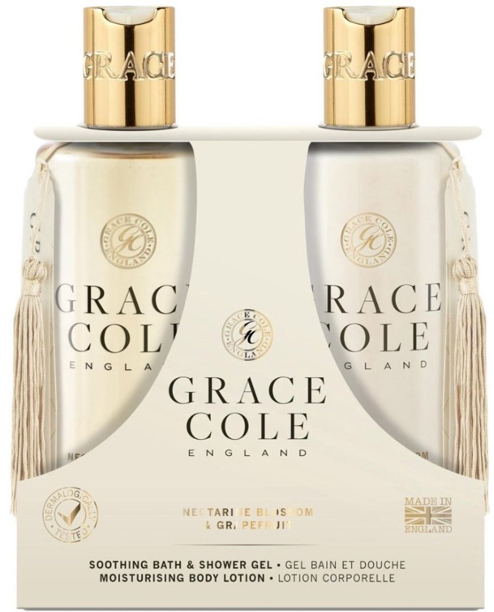 Grace Cole - Nectarine Blossom & Grapefruit Body Care Duo - 300+300ml