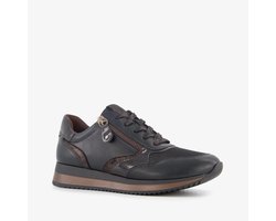 Softline dames sneakers met H leest zwart brons - Maat 40