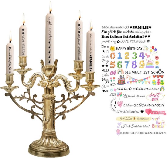 Autocollants Transfert Pour Bougies De Noël – 6 Feuilles A5 – Plus De 180 Motifs – Décorations Festives