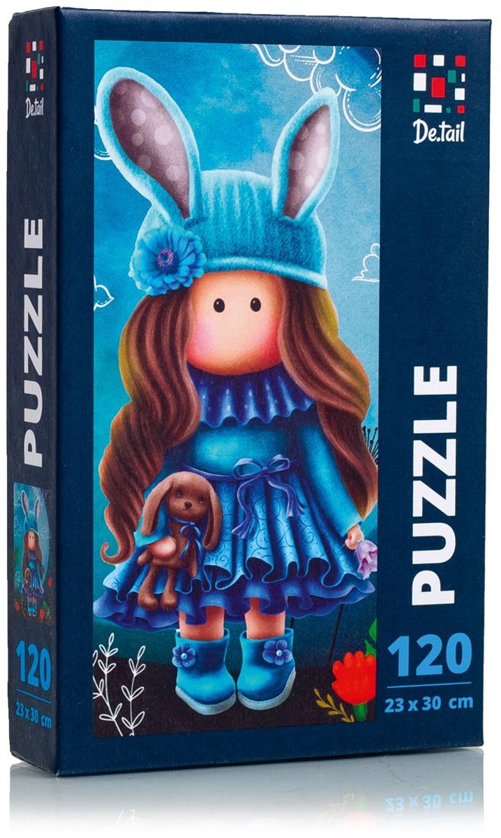 Puzzel 120 Mooie pop in maanlicht