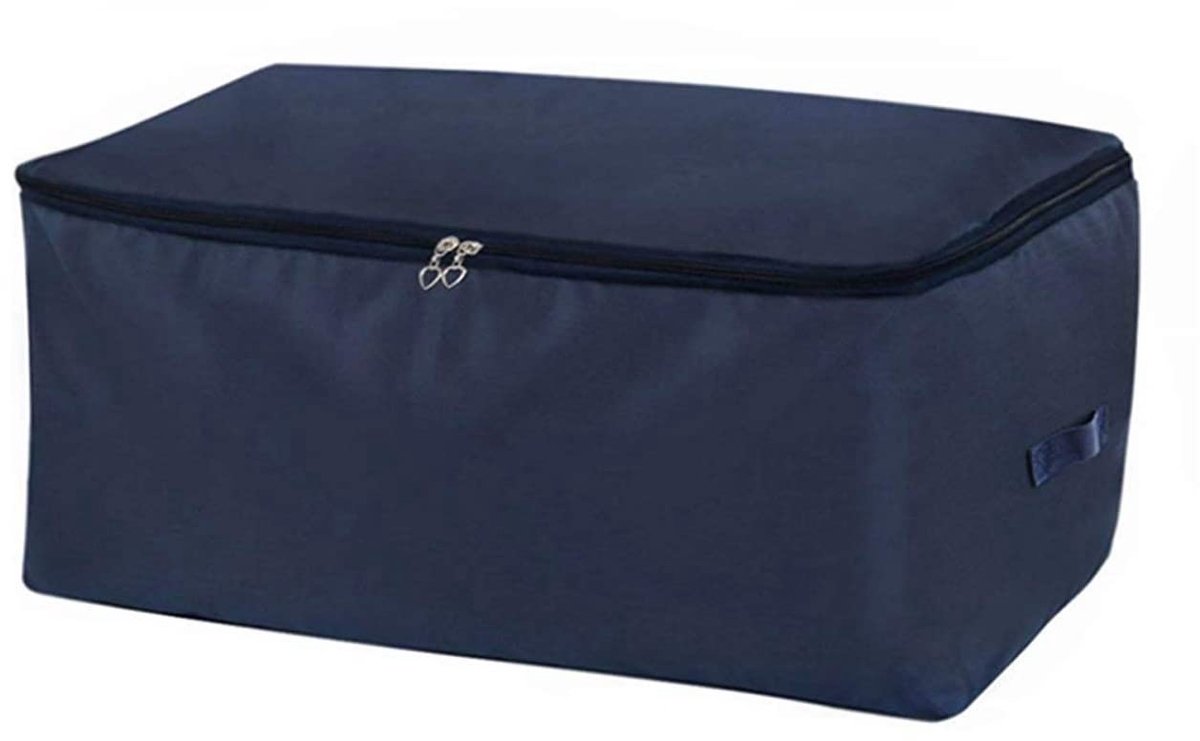 Ibenzoa® Grote opvouwbare opbergtas met ritssluiting voor beddengoed en kleding