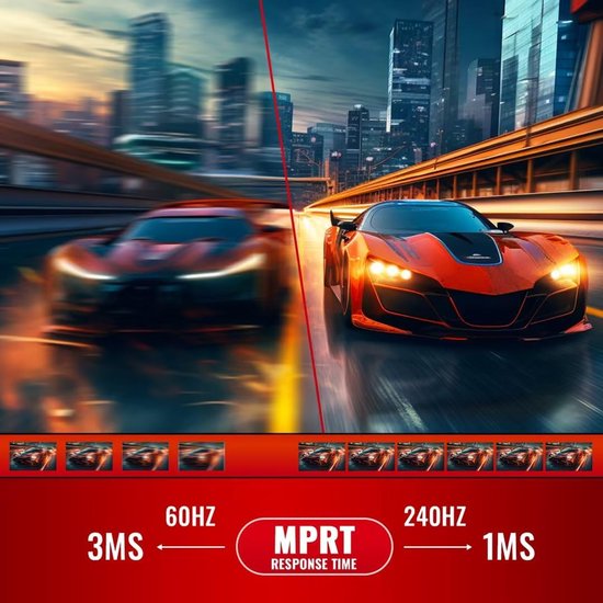 27 Inch Gaming Monitor met 1920 x 1080 FHD en 240 Hz van Merkloos — afbeelding 3