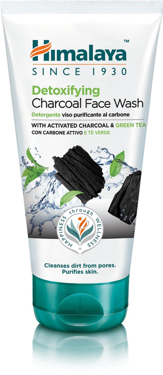 HIMALAYA - Gezichtsreiniger - reinigend - met actieve kool en groene thee - 150 ml