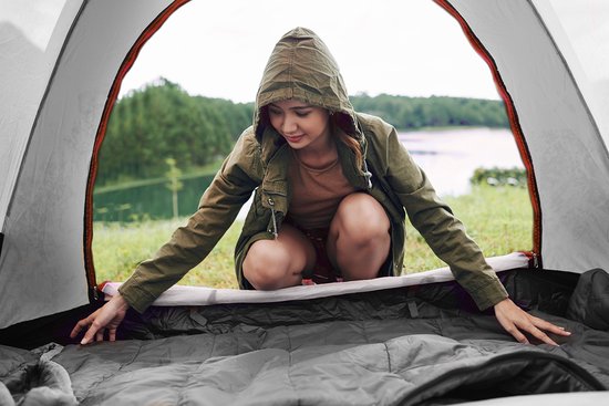 Ruime pop-up tent - 4 persoons - Dubbele ingang - Compact opvouwbaar 70cm van De Vango. — afbeelding 4