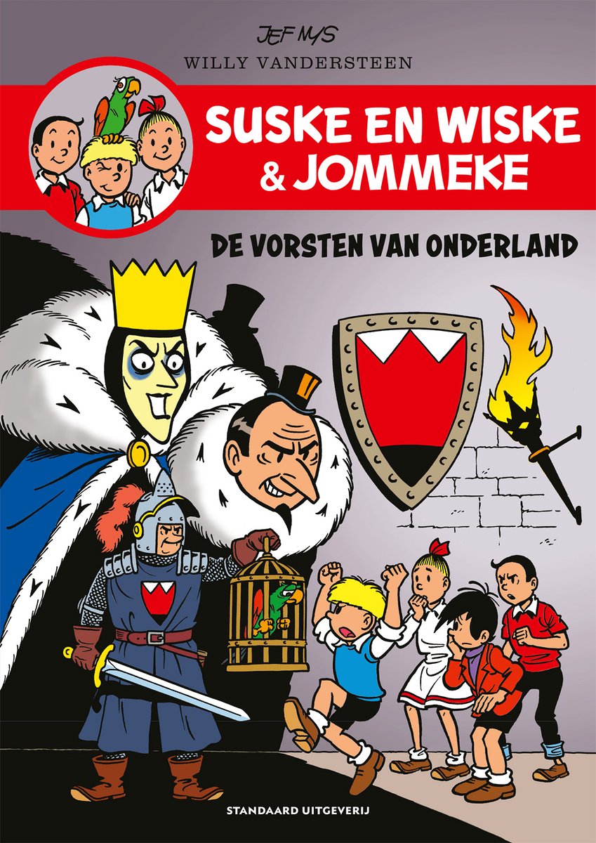 Omslag van Suske en Wiske & Jerommeke - De vorsten van Onderland
