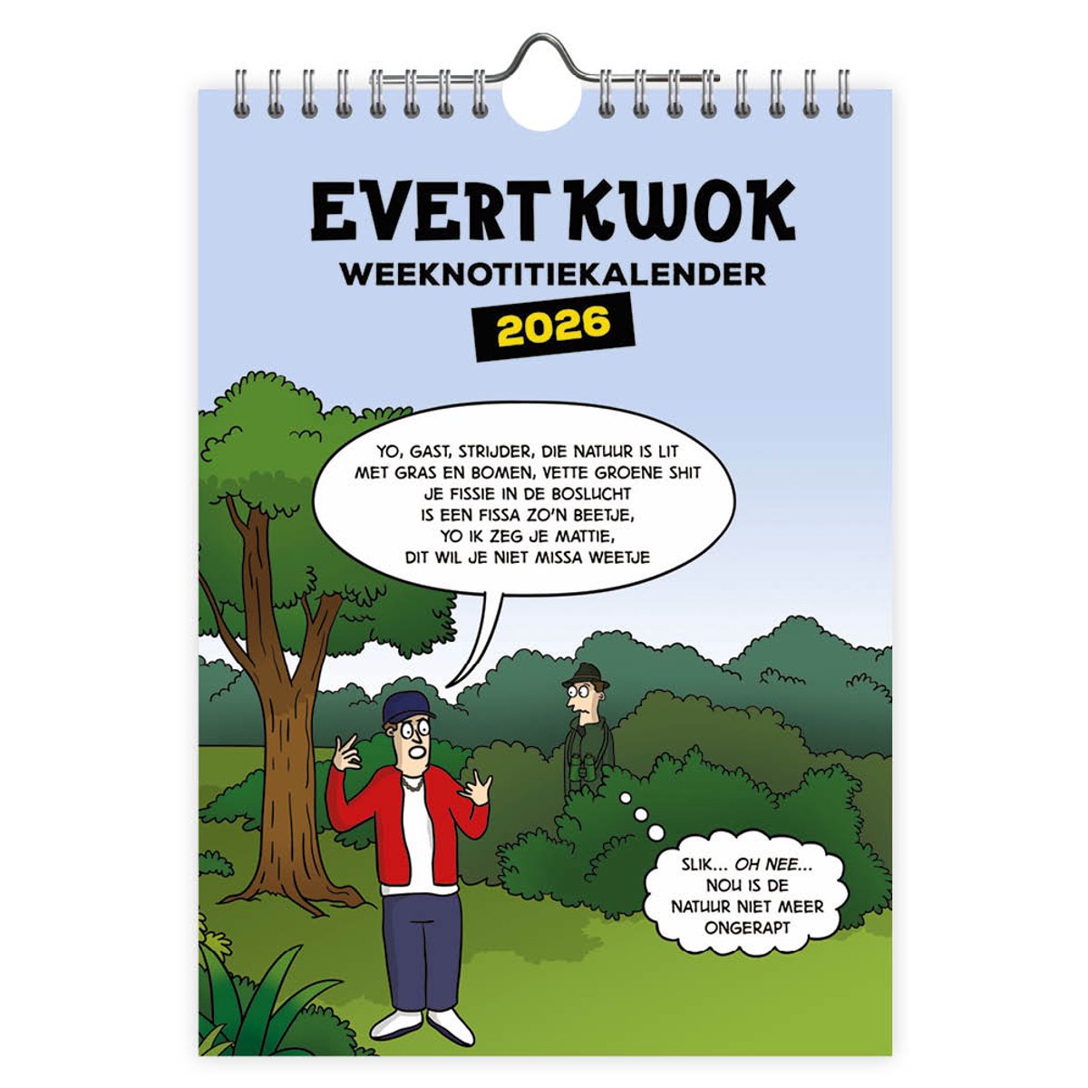 Evert Kwok weeknotitiekalender Ongerapt - 2026