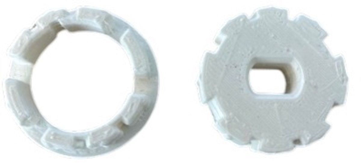 Adaptieset 35 mm - as Ø 50 mm Hunter Douglas
