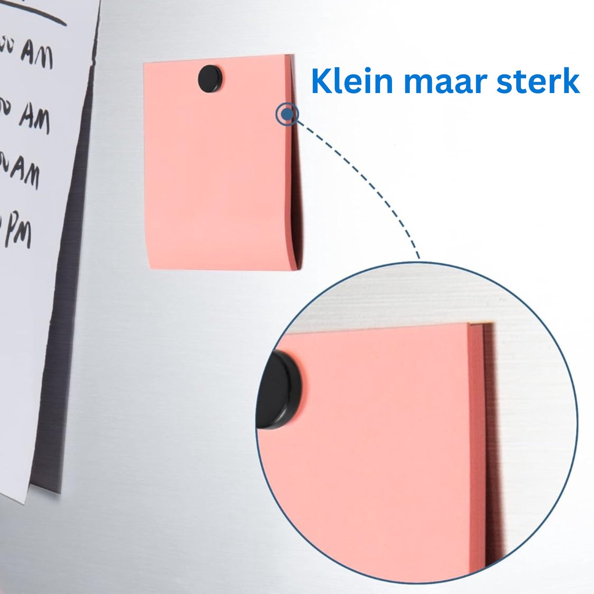 Super sterke Magneten - 10x3 MM - Magneten voor Whiteboard en Koelkast - Magneten voor Magneetbord - 20 Stuks - Zwart — afbeelding 6