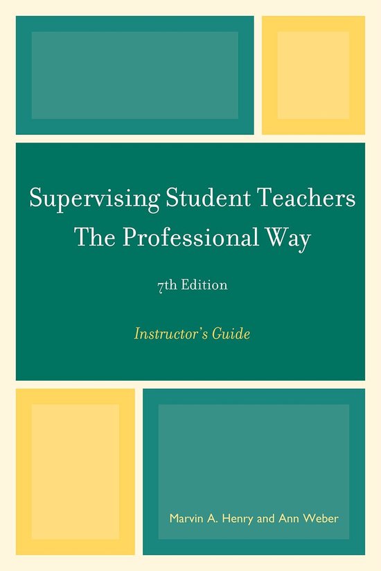 Supervising Student Teachers The Professional Way - cover