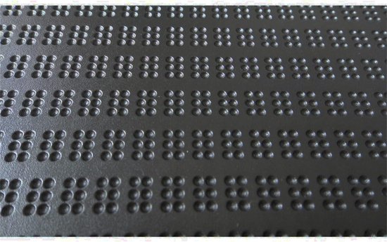 Allecto plus - Draagbare Braille Schrijfleisteen en Stylus - Plastic - Braille Leren Tool - 27 Lijnen x 30 Cellen - Geschikt voor Braille Schrijven — afbeelding 4