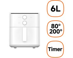 Xiaomi MAF13 Enkel 6 l Vrijstaand 1550 W Heteluchtfriteuse Wit