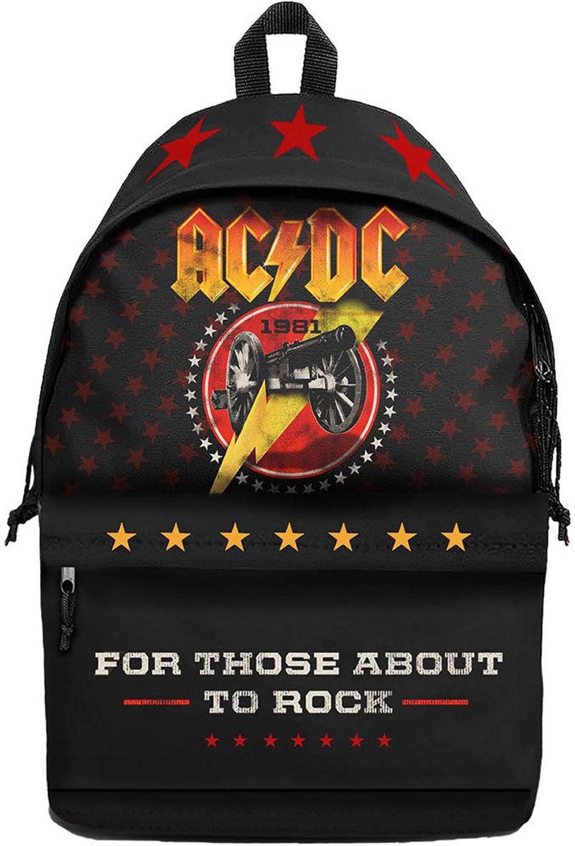 Rocksax AC/DC - For Those About to Rock Rugtas - Zwart