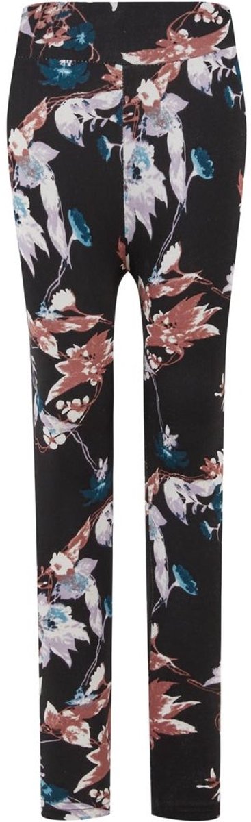 Urban Classics Soft All over Print Kinder Legging Kids 134/140 Zwart