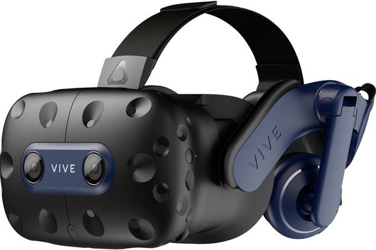 HTC Vive Pro 2 Full Kit – VR headset met controller(s), headset bedraad, Kabels, Tracking stations – Paars, Zwart