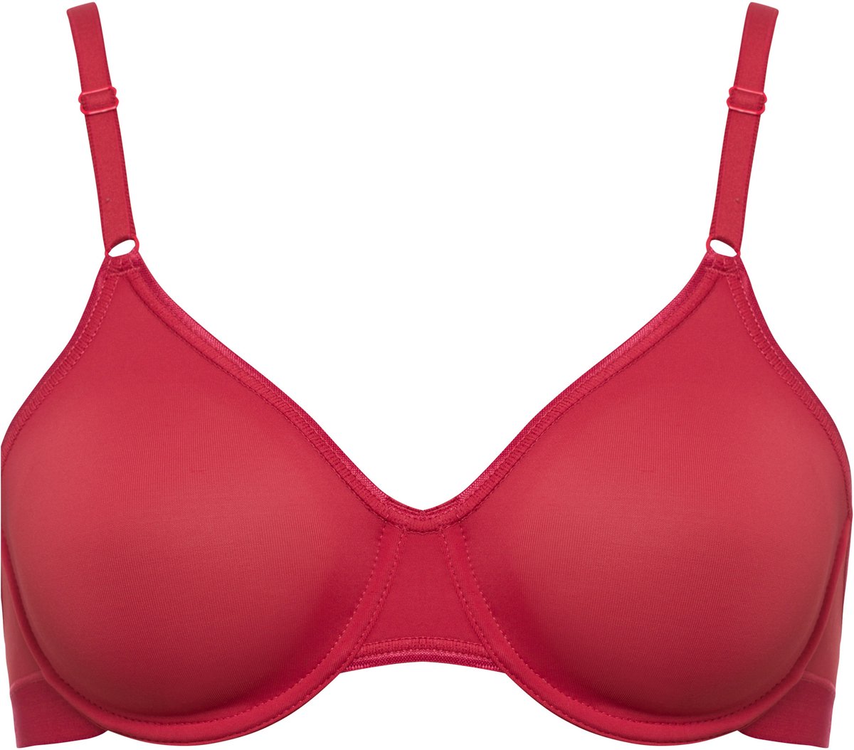 BeeDees Bügel-BH Microfun W Met beugel donkerrood