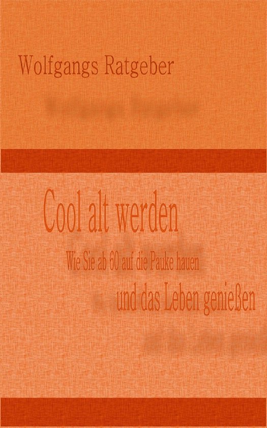 Cool alt werden - cover
