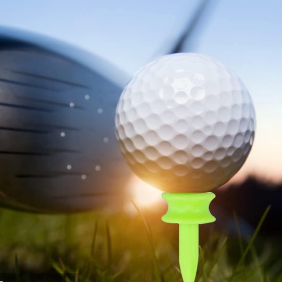 Golf Tees Plastic Oefen Golf Tees Kleine Kasteel Tees 25mm Groen voor Golfonderdelen, 100 stuks, Golf Tee van Merkloos — afbeelding 5
