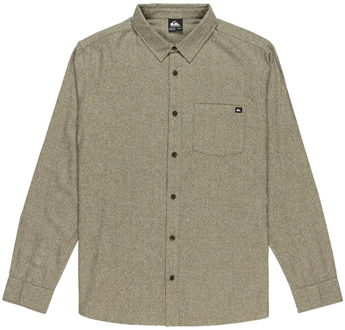 Quiksilver Motherfly Heather Overhemd Met Lange Mouwen 2XL Man Grape Leaf