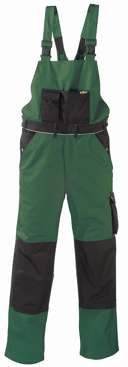 teXXor Canvas tuinbroek Amazonin groen/zwart