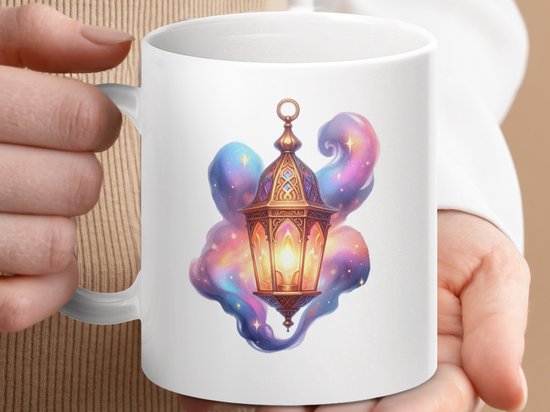 Mok Ramadan Kareem Lantaarn Mug, Arabische Nacht Mok, Islamitische Decor Mok, Eid Mubarak Gift, Moslim, Koffie Thee Mug