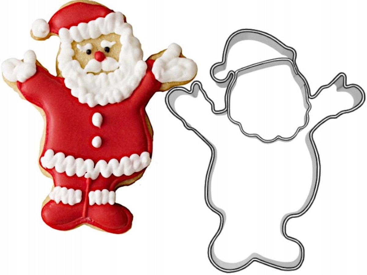 Kerstman Koekjesvorm - 8 cm