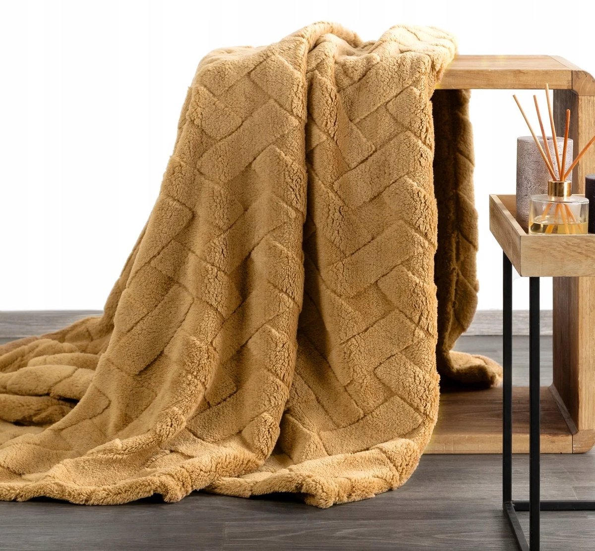 Luxe Caro Plaid 200x220cm - Zacht & Warm Fluwelen Plaid