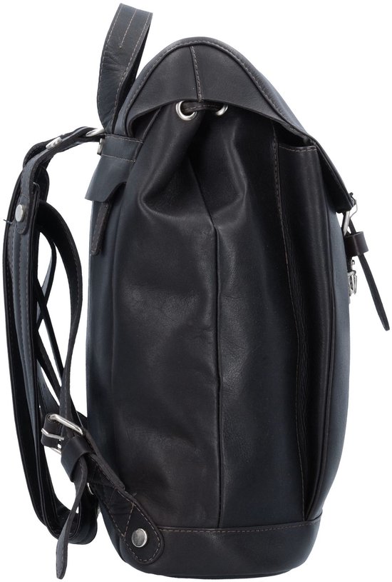 HAROLD'S Cuir Sac à dos de loisirs Sac à dos Campo Backpack Black Noir
