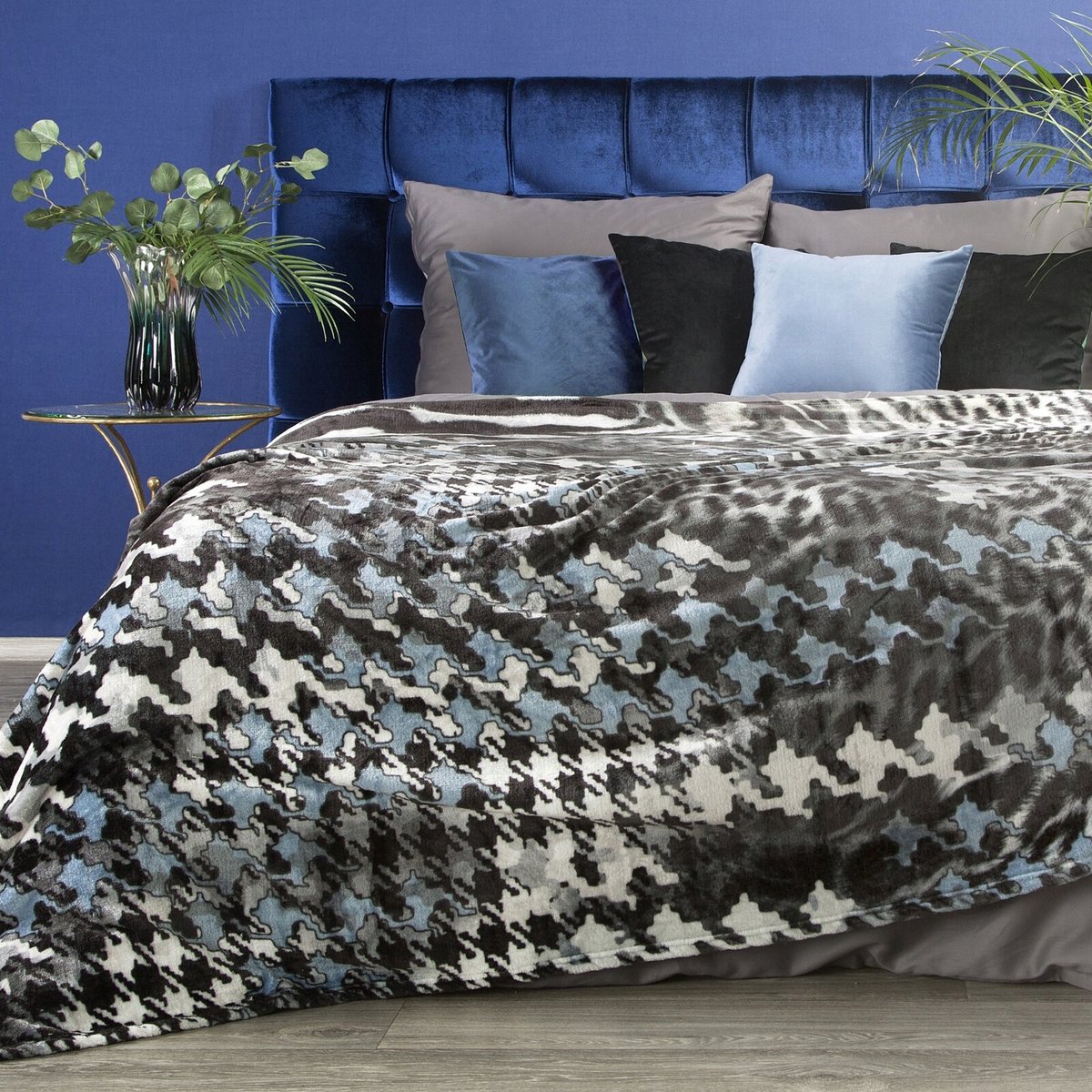 Zwart Flanellen Deken 150x200 cm - Super Zacht & Warm