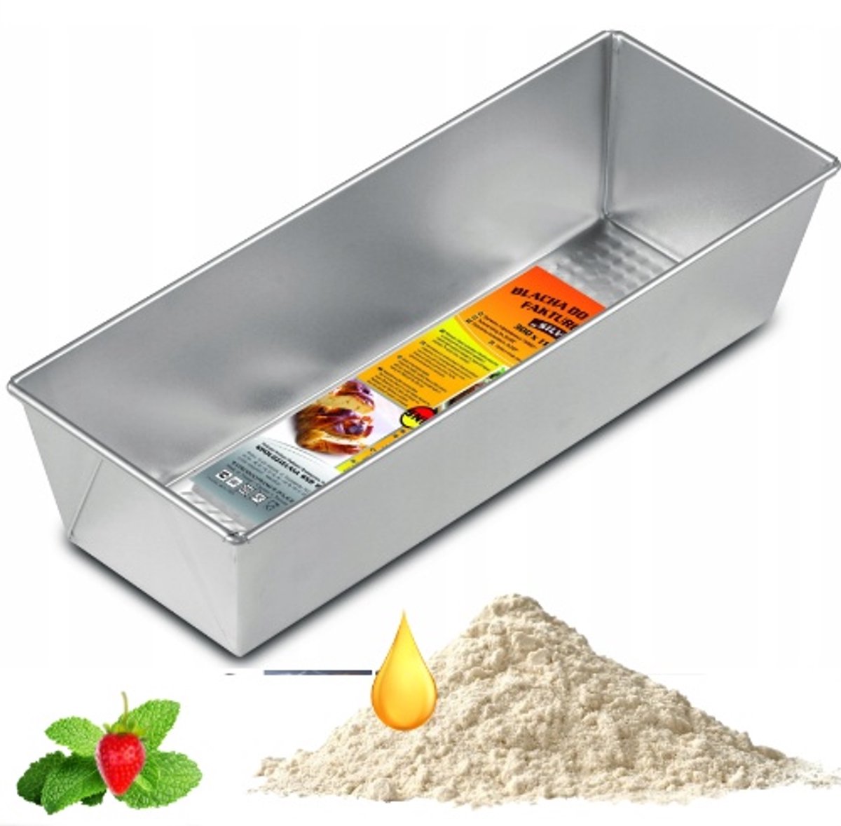 Bakvorm Cake Brood Paté 28x15x7.5cm SNB Metaal