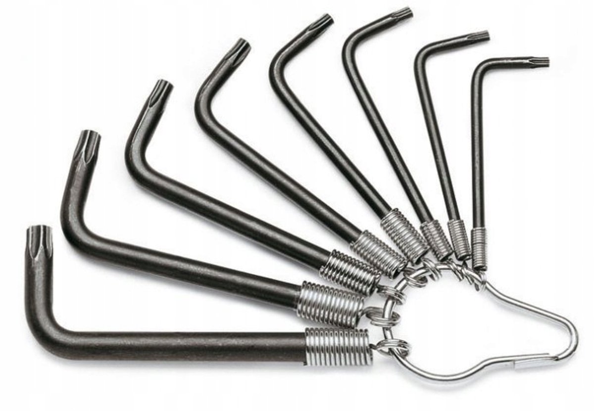 Beta Torx Inbussleutelset T9-T40 Hoek 8 Delig