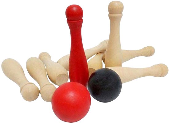 Outdoor Play - Bowlen - houten buitenspeelgoed - FSC - met draagtas