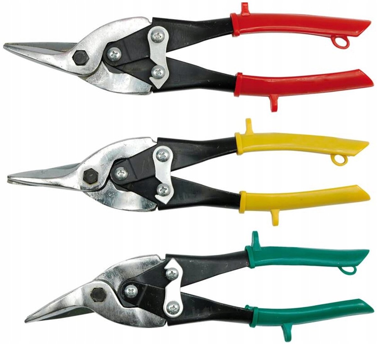 Blikschaar Set 3 Stuks - 250mm - Links, Recht, Rechts