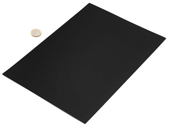 Magneetbord, verschillende maten en kleuren, inclusief 10 magneten, Made in Germany, 60 x 90 cm, wit