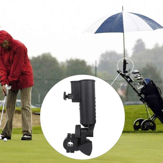 Unyqoos® Verstelbare en robuuste parapluhouder voor golfkar, fiets en kinderwagen van unyqoos — afbeelding 4