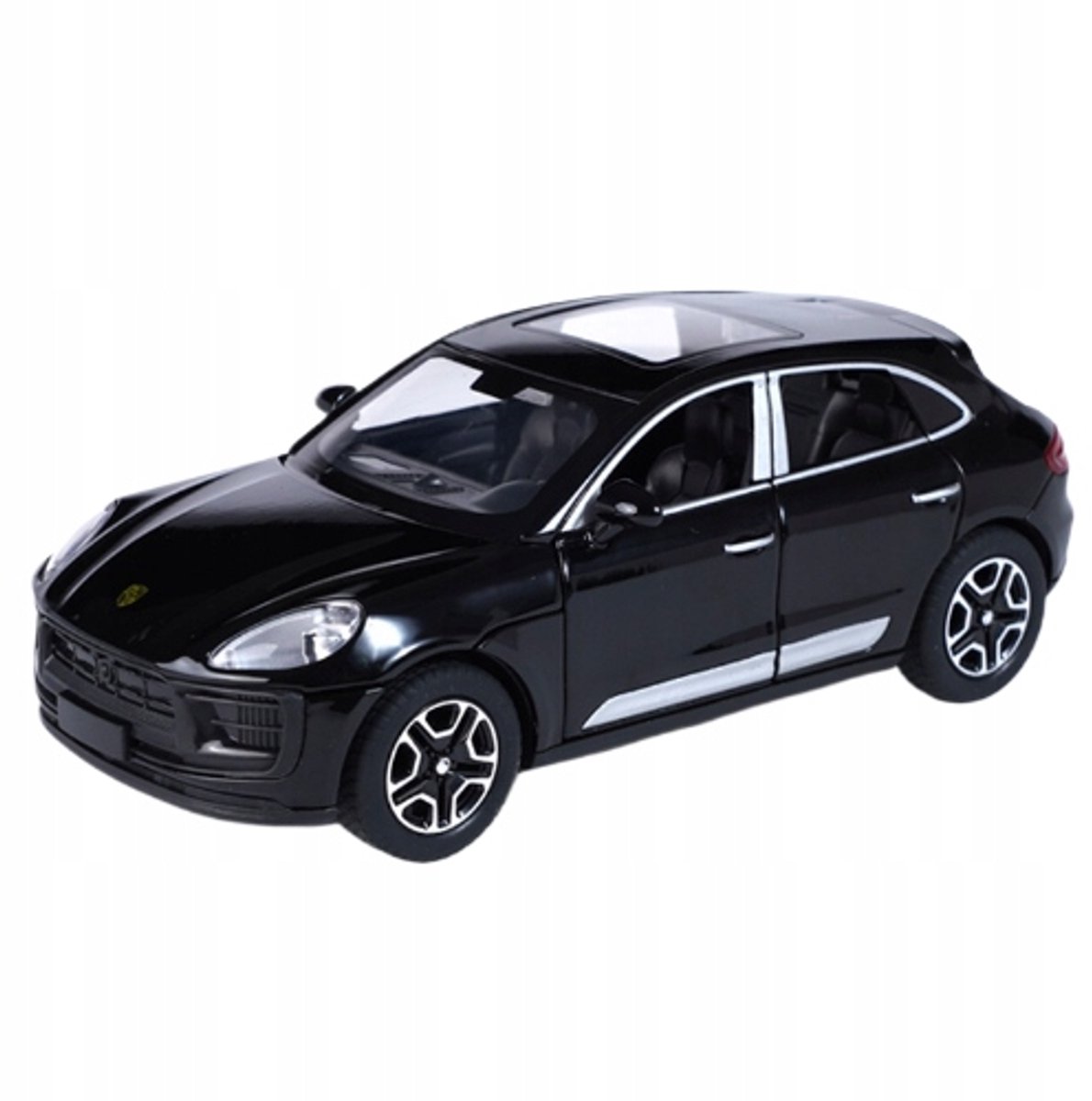 Porsche Macan T Metal Modelauto 1:32 Zwart - Geluid & Licht