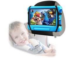 Ynkkvre - Hoofdsteun Tablet Houder - Universeel 7-11 Inch - 360° Verstelbaar - Gereedschapsvrije Montage