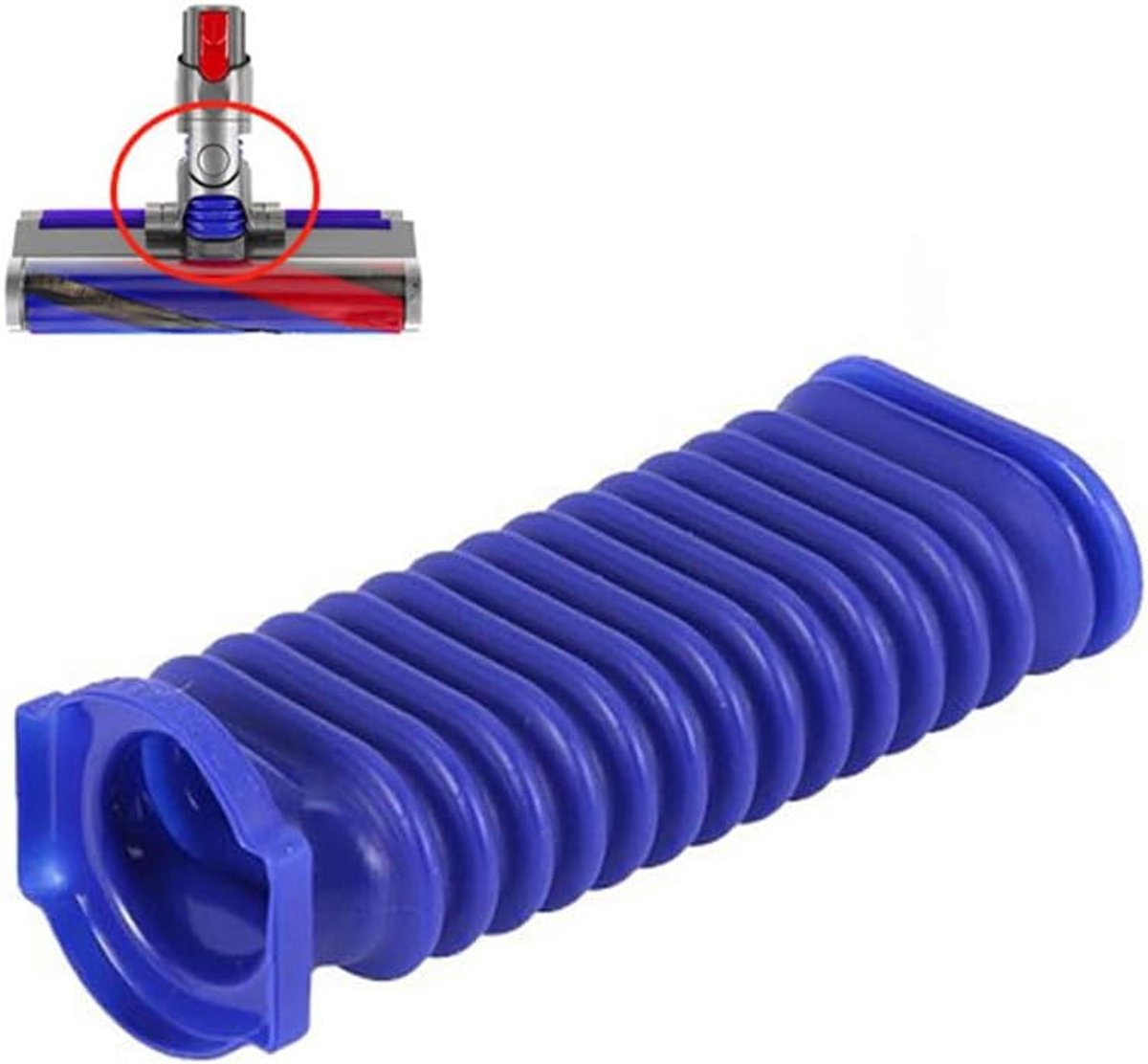 Blauwe Velours Buis Vervanging - Geschikt voor Dyson V6 V7 V8 V10 V11 V15 Stofzuigers