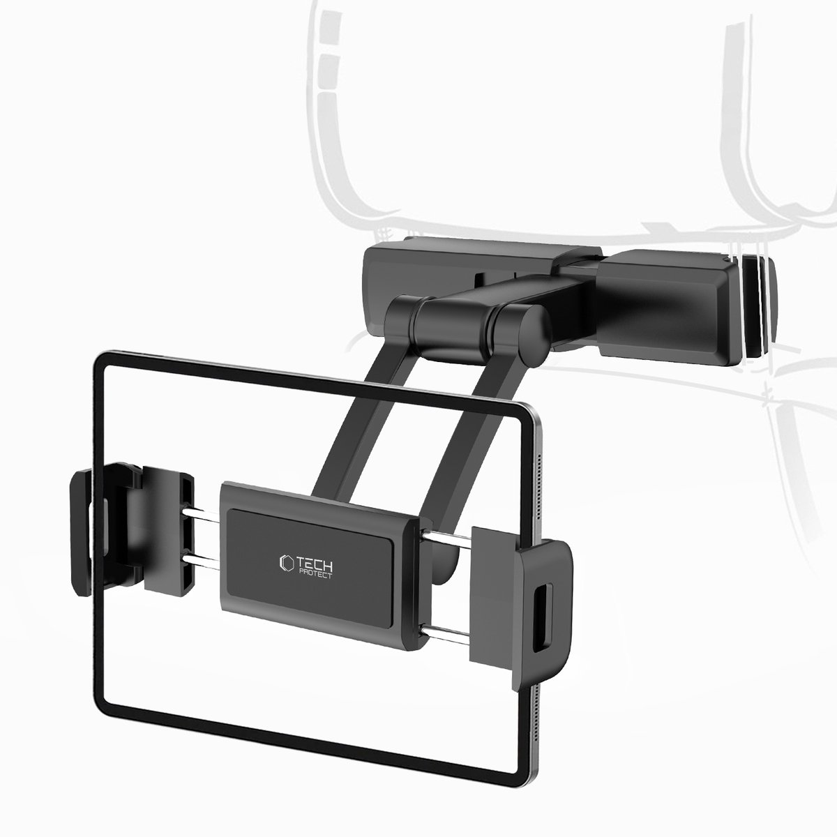 Stevige Tablet & Telefoon Auto Houder voor Hoofdsteun