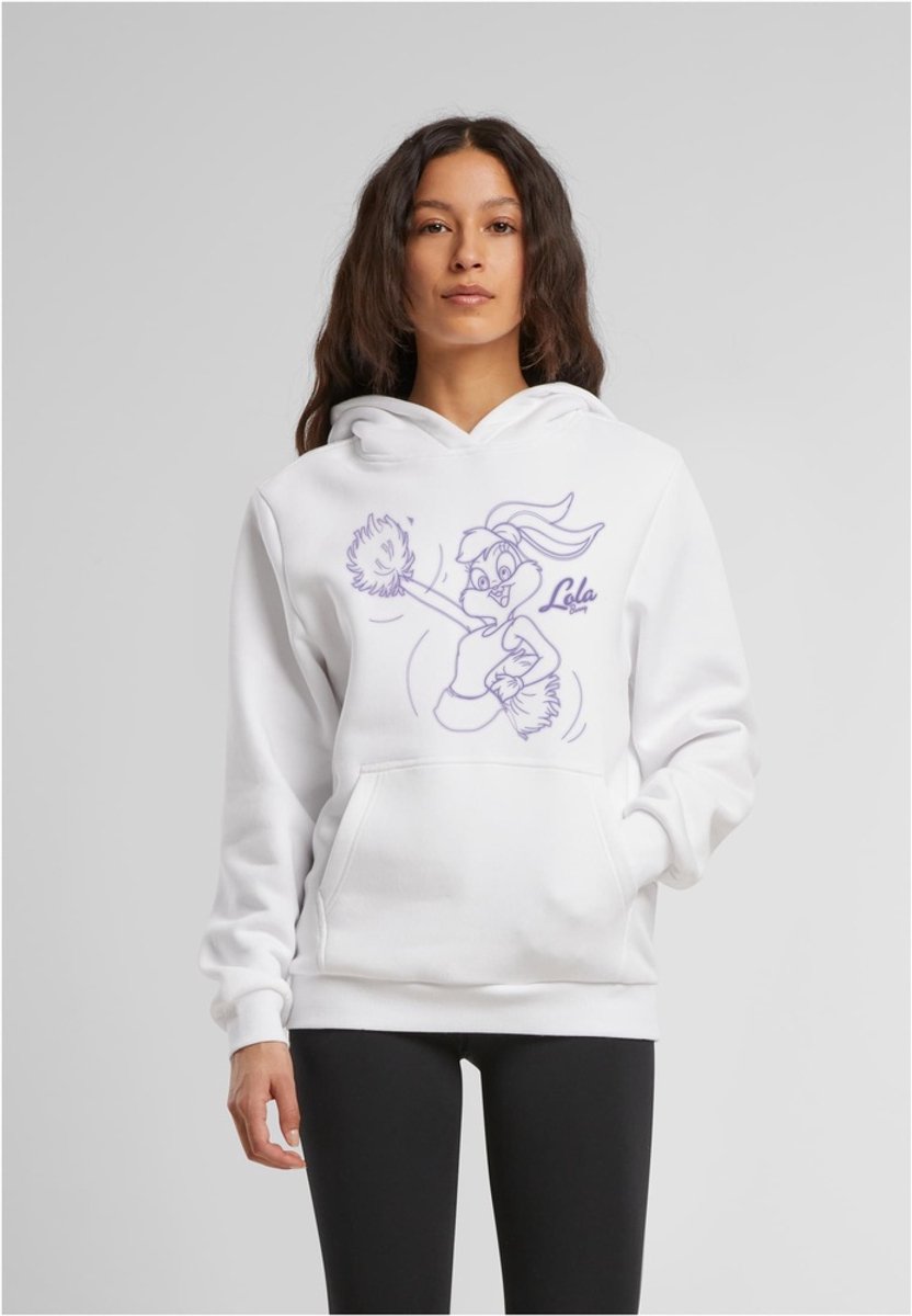 Merchcode Looney Tunes - Lola Bunny Fluffy Hoodie/trui - L - Wit