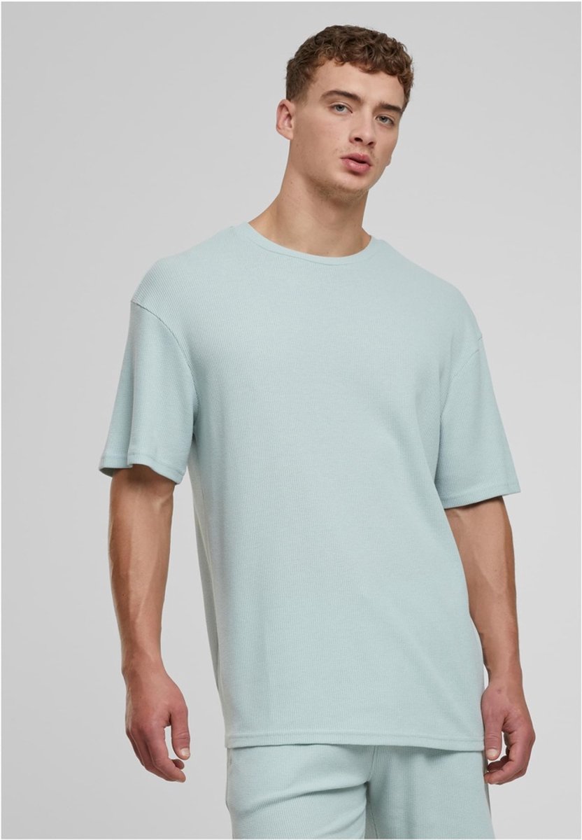 Urban Classics Waffle Heren Tshirt 4XL Mintgroen