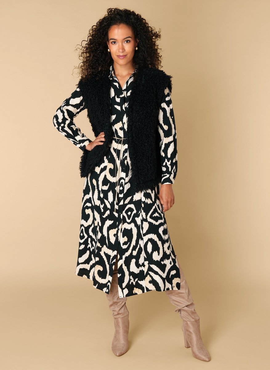 IVY BEAU Roxana - Black/Multi-Colour - maat 36
