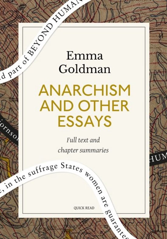 Anarchism and Other Essays: A Quick Read edition - cover
