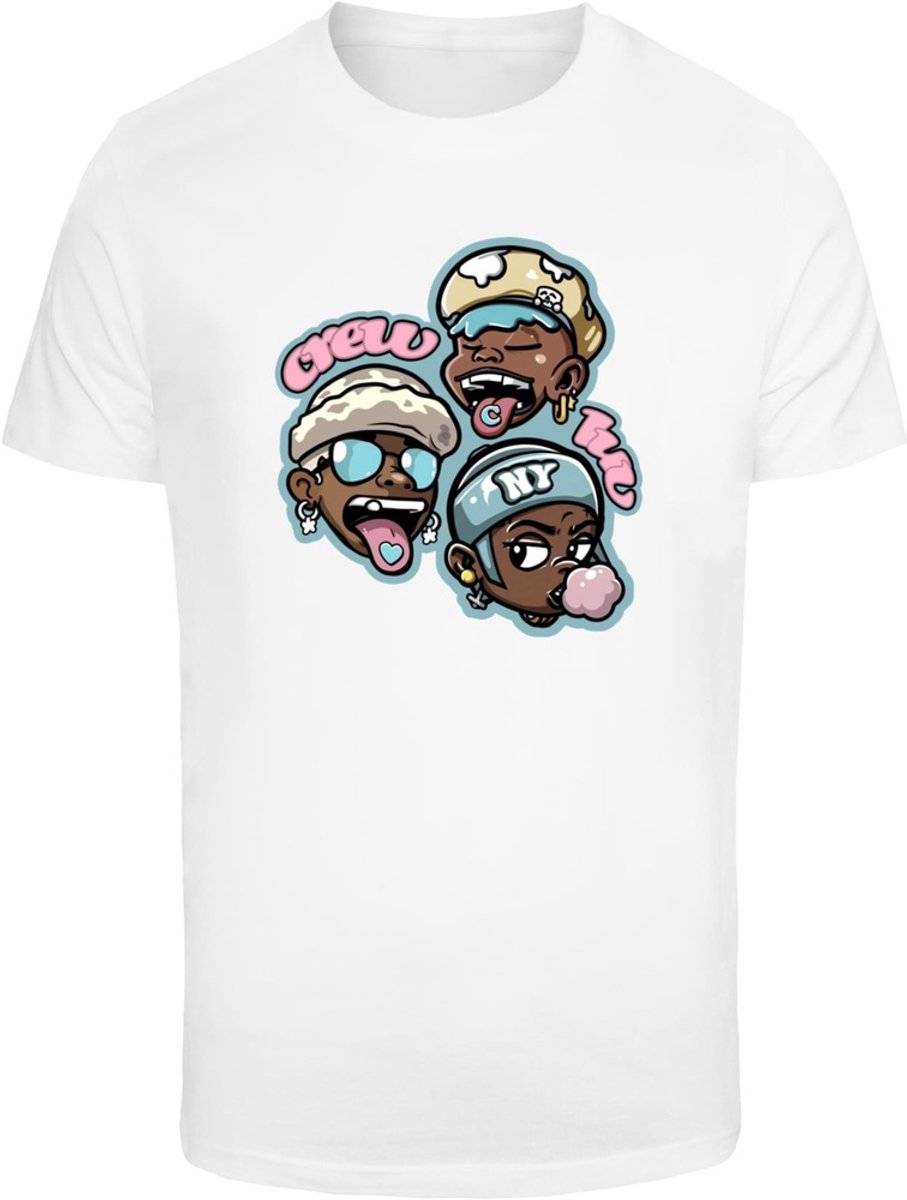 Mister Tee Crew Luv Heren T-shirt S Wit