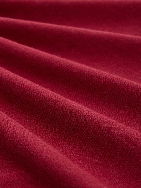 Tom Tailor - Pull demi-zip - Homme - XXL - rouge - Katoen - 1047569