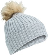 FALKE Basic Merino sneldrogend warm wol muts unisex grijs - maat ONESIZE
