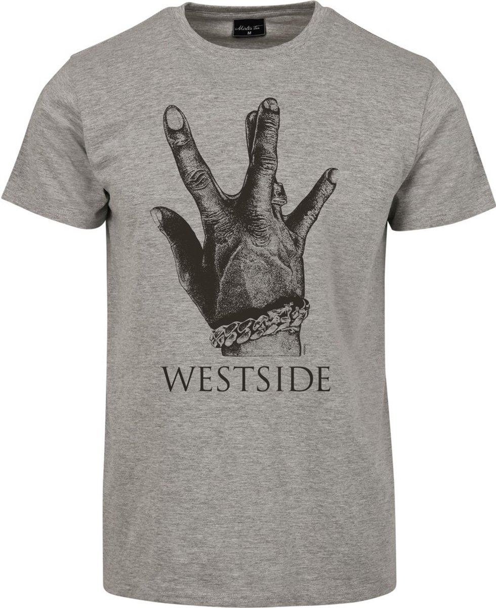 Mister Tee Westside Connection 2.0 Heren T-shirt S Grijs
