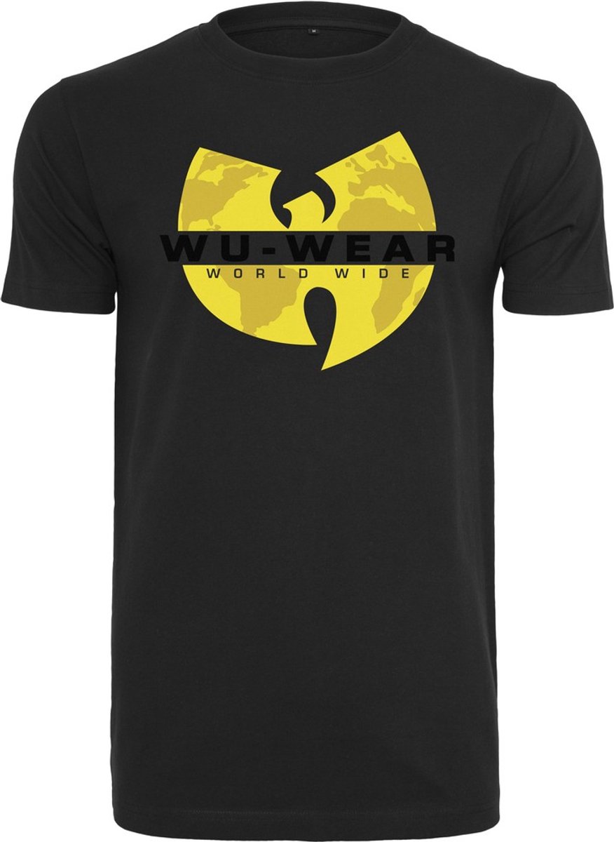 Urban Classics Wu Wear Logo Heren T-shirt S Zwart